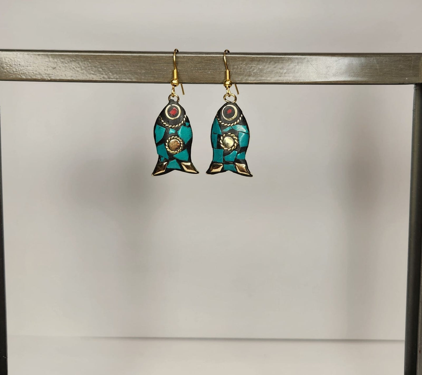 Teal Fish Mosaic