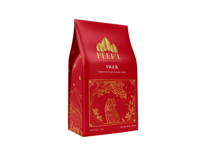 Coffee - TIGER - Whole Bean Medium Roast Robusta Imported from India (Wet Process)