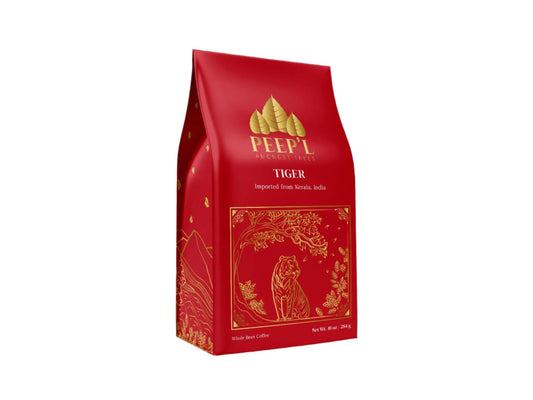 Coffee - TIGER - Whole Bean Medium Roast Robusta Imported from India (Wet Process)