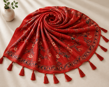 Coral Garden Rayon Wrap
